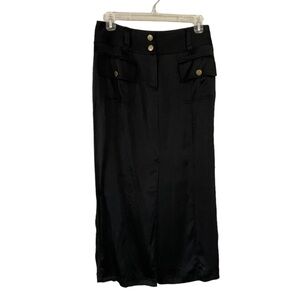 Esther Chen midi pencil skirt size 4 black